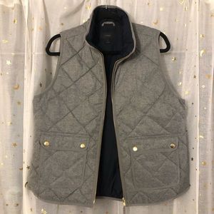 Large Gray J Crew vest